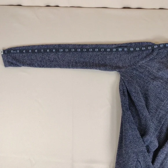 Barefoot Dreams CozyChic Lite Cali Cardi Heathered Casual Knit Sweater Cardigan - Picture 9 of 11